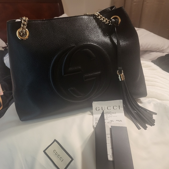Gucci Soho GG Leather Tote - Picture 2 of 6